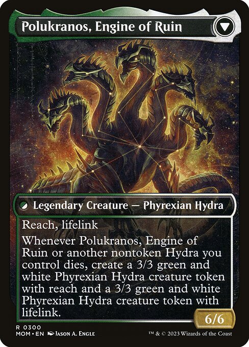 Polukranos Reborn // Polukranos, Engine of Ruin (300) [March of the Machine] [Showcase]