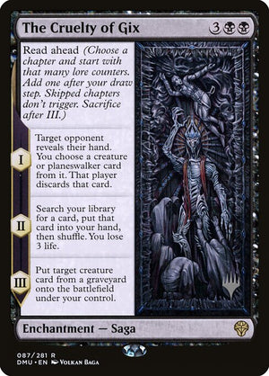 The Cruelty of Gix (87p) [Dominaria United Promos]