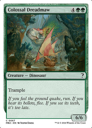 Colossal Dreadmaw (67) [Mystery Booster 2]