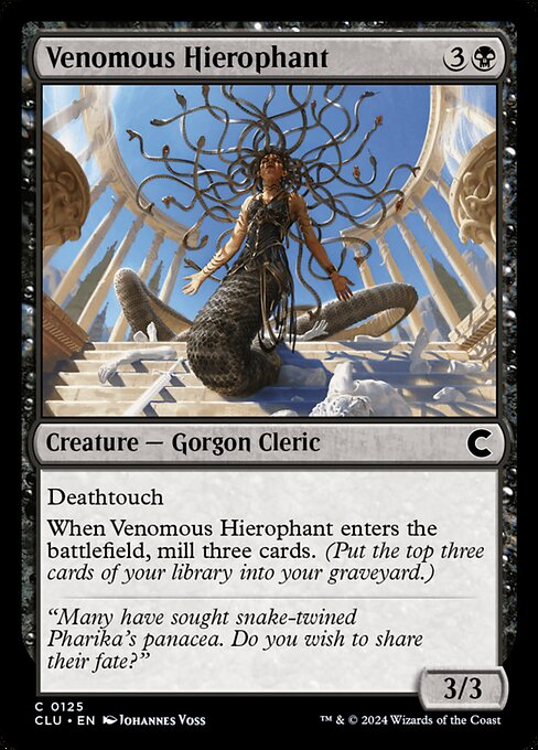 Venomous Hierophant (125) [Ravnica: Clue Edition]