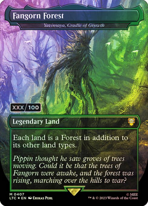 Yavimaya, Cradle of Growth (407z) [Tales of Middle-earth Commander] [Borderless]