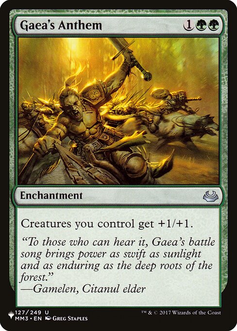 Gaea's Anthem (MM3-127) [The List]