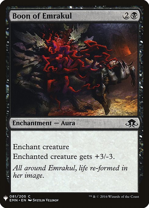 Boon of Emrakul (EMN-81) [The List]