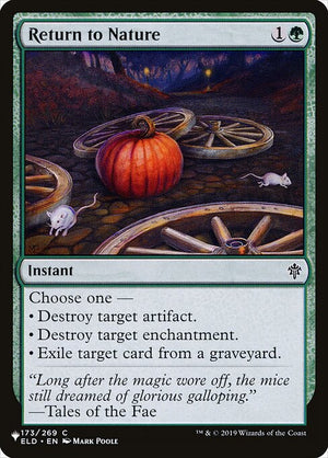 Return to Nature (ELD-173) [The List]