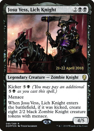 Josu Vess, Lich Knight (95s) [Dominaria Promos]
