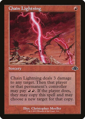 Chain Lightning (316) [Dominaria Remastered]