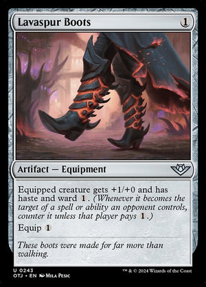 Lavaspur Boots (243) [Outlaws of Thunder Junction]
