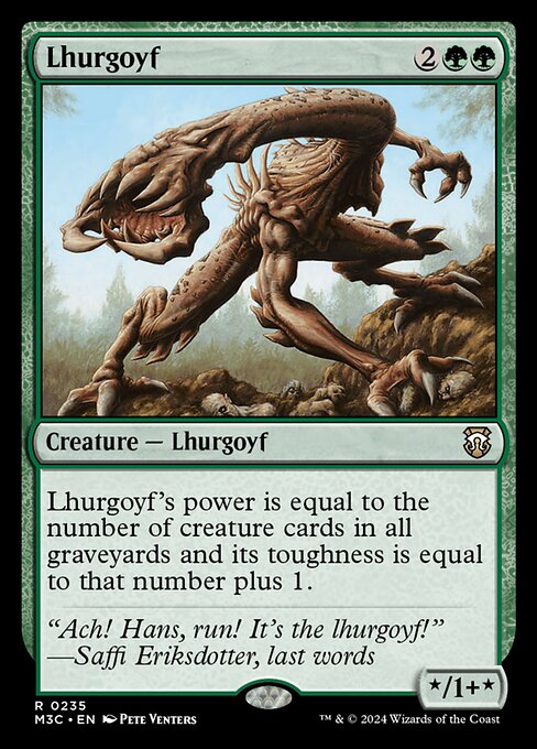 Lhurgoyf (235) [Modern Horizons 3 Commander]