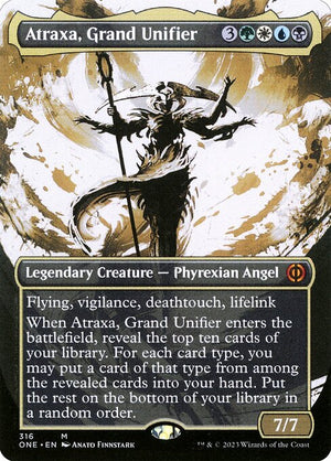 Atraxa, Grand Unifier (316) [Phyrexia: All Will Be One] [Showcase, Borderless]