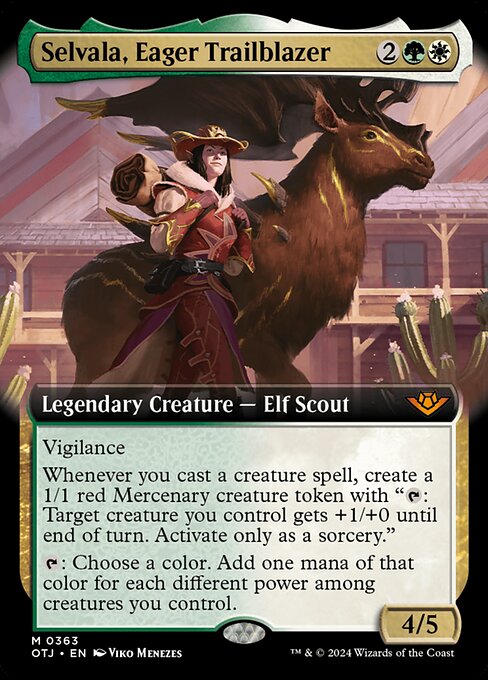 Selvala, Eager Trailblazer (363) [Outlaws of Thunder Junction]