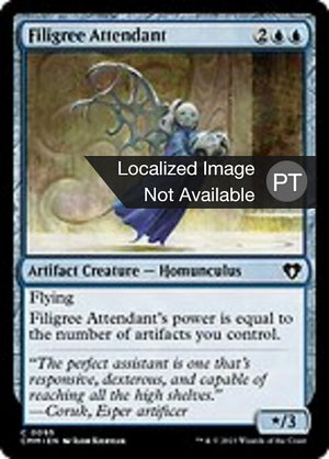 Filigree Attendant (95) [Commander Masters]