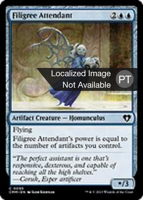Filigree Attendant (95) [Commander Masters]