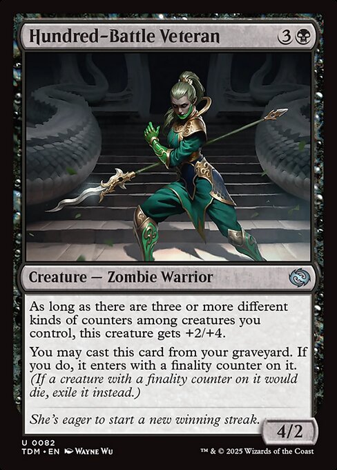 Hundred-Battle Veteran (82) [Tarkir: Dragonstorm]