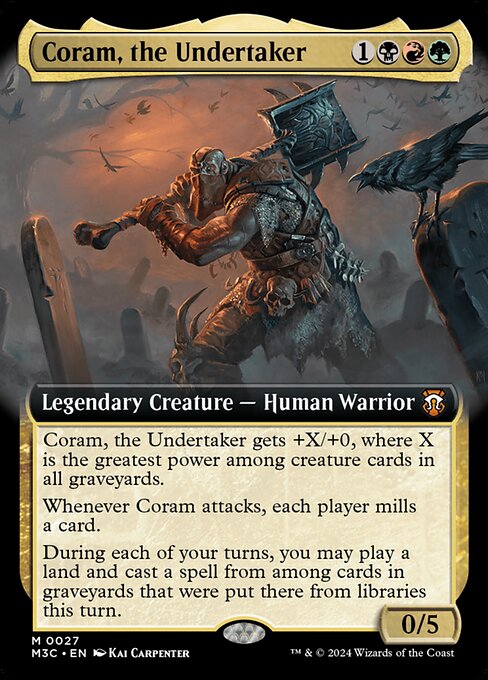 Coram, the Undertaker (27) [Modern Horizons 3 Commander]