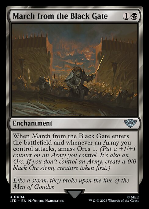 March from the Black Gate (94) [The Lord of the Rings: Tales of Middle-earth]