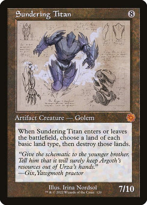 Sundering Titan (120) [The Brothers' War Retro Artifacts]