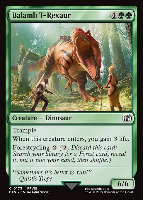 Balamb T-Rexaur (173) [Final Fantasy]