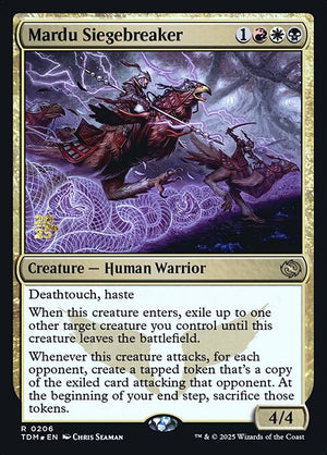 Mardu Siegebreaker (206s) [Tarkir: Dragonstorm Promos]