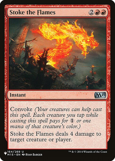 Stoke the Flames (M15-164) [The List]