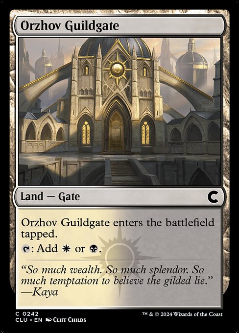 Orzhov Guildgate (242) [Ravnica: Clue Edition]