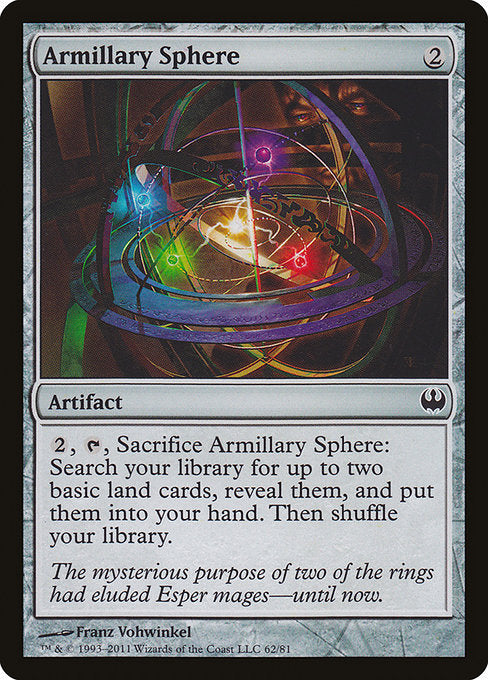 Armillary Sphere (62) [Duel Decks: Knights vs. Dragons]