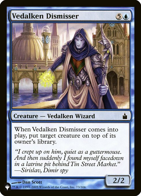 Vedalken Dismisser (RAV-73) [The List]