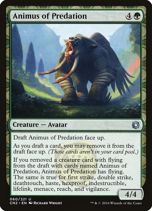 Animus of Predation (60) [Conspiracy: Take the Crown]