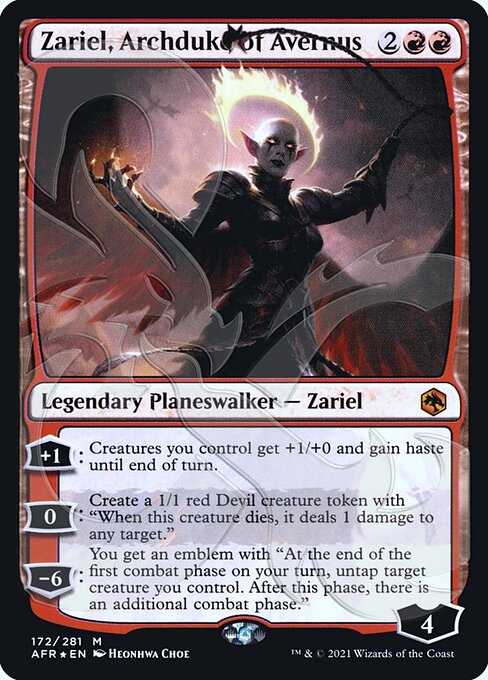 Zariel, Archduke of Avernus (172a) [Adventures in the Forgotten Realms Promos]