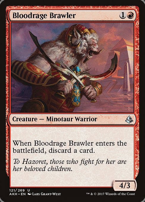 Bloodrage Brawler (121) [Amonkhet]