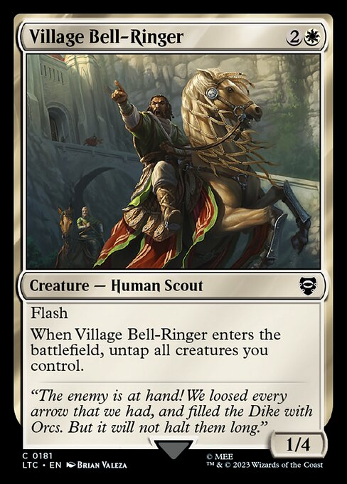 Village Bell-Ringer (181) [Tales of Middle-earth Commander]