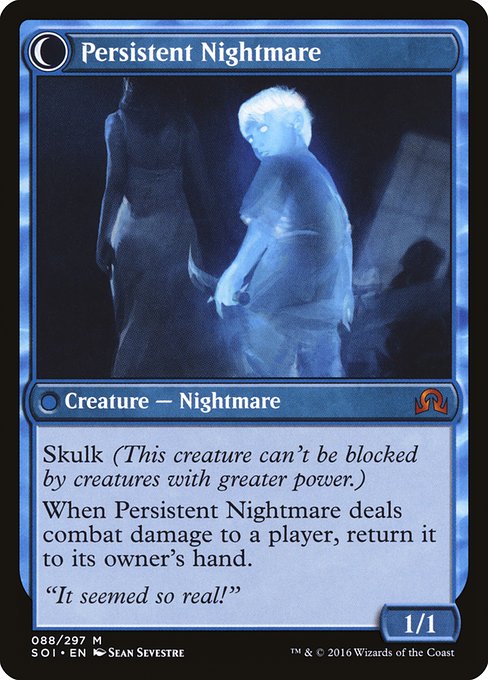 Startled Awake // Persistent Nightmare (88) [Shadows over Innistrad] Reverse