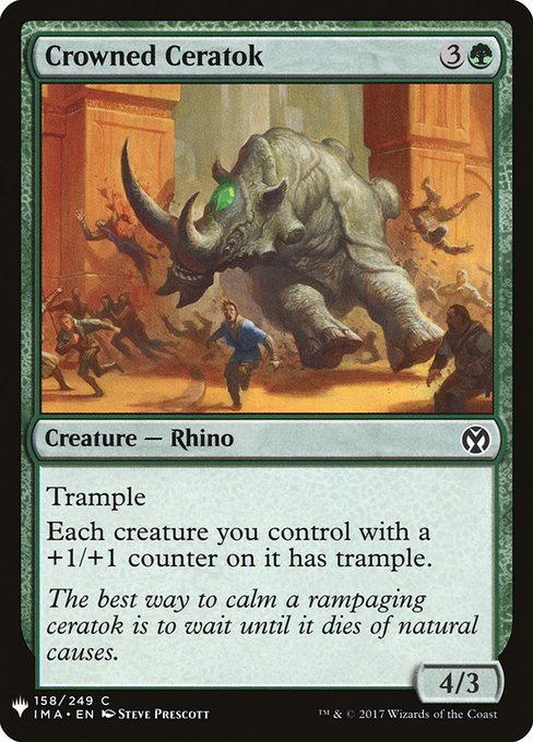 Crowned Ceratok (IMA-158) [The List]