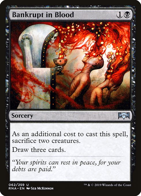 Bankrupt in Blood (62) [Ravnica Allegiance]