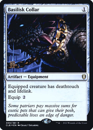 Basilisk Collar (300s) [Battle for Baldur's Gate Promos]