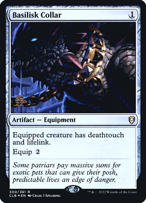 Basilisk Collar (300s) [Battle for Baldur's Gate Promos]