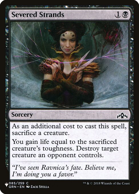 Severed Strands (GRN-85) [The List]
