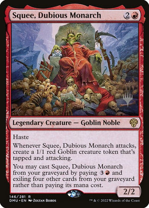 Squee, Dubious Monarch (146p) [Dominaria United Promos]
