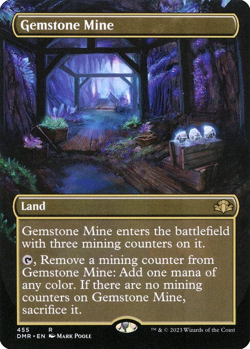 Gemstone Mine (455) [Dominaria Remastered] [Borderless]