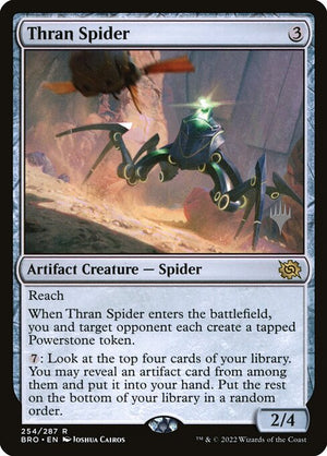 Thran Spider (254p) [The Brothers' War Promos]