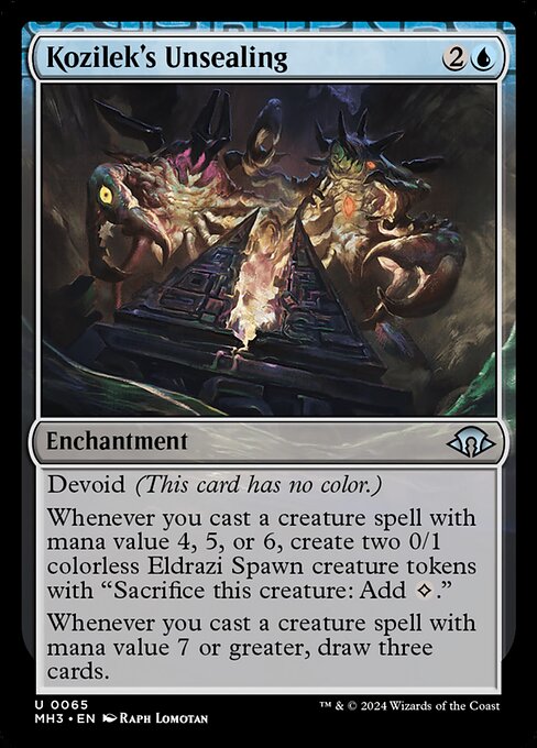 Kozilek's Unsealing (65) [Modern Horizons 3]