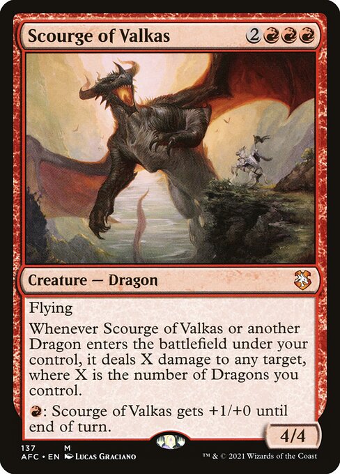 Scourge of Valkas (137) [Forgotten Realms Commander]