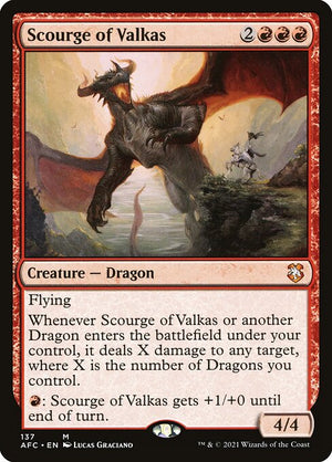 Scourge of Valkas (137) [Forgotten Realms Commander]
