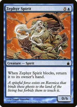 Zephyr Spirit (76) [Ravnica: City of Guilds]