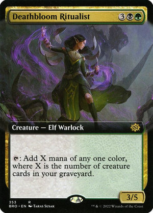 Deathbloom Ritualist (353) [The Brothers' War] [Extended Art]