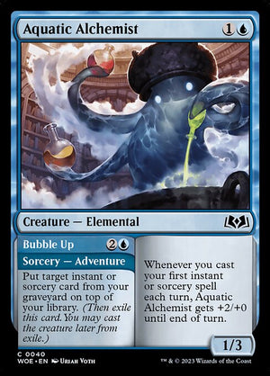 Aquatic Alchemist // Bubble Up (40) [Wilds of Eldraine]