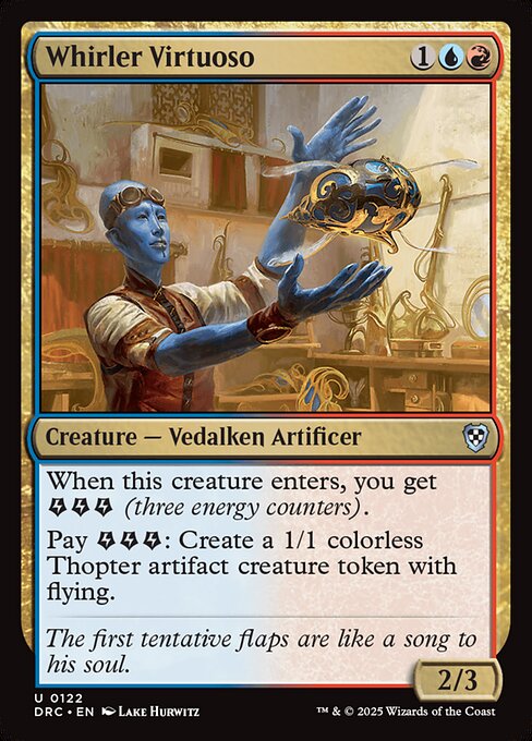 Whirler Virtuoso (122) [Aetherdrift Commander]