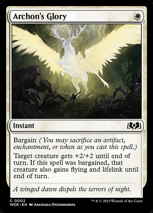 Archon's Glory (2) [Wilds of Eldraine]