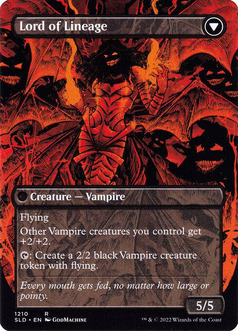 Bloodline Keeper // Lord of Lineage (1210) [Secret Lair Drop] [Borderless]