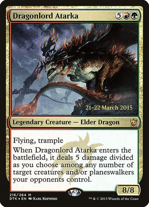 Dragonlord Atarka (216s) [Dragons of Tarkir Promos]