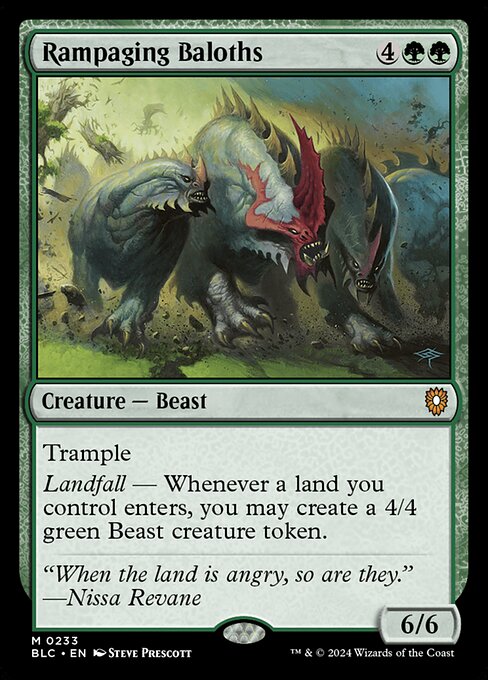 Rampaging Baloths (233) [Bloomburrow Commander]